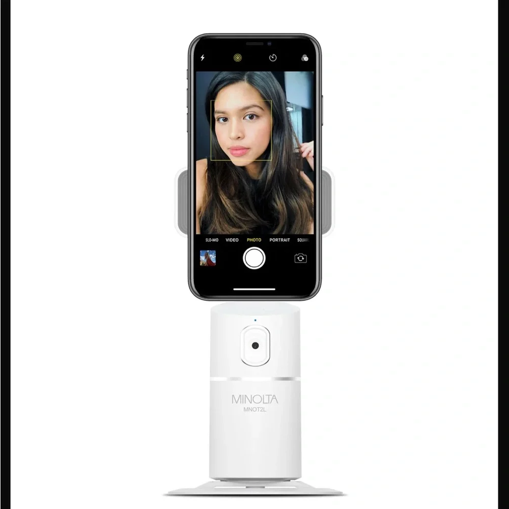 Minolta White Smartphone Video Stabilizer